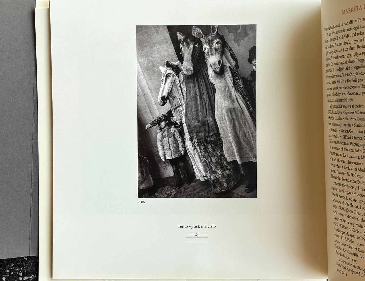 MARKÉTA LUSKAČOVÁ: ON DEATH AND HORSES AND OTHER PEOPLE (WITH SIGNED PRINT)