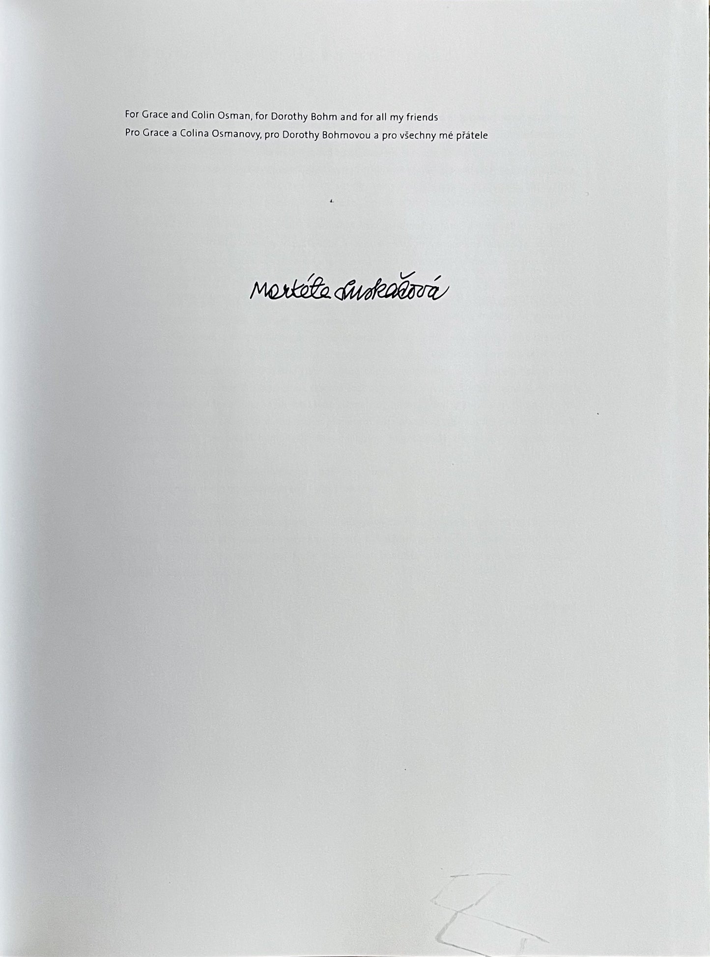 MARKETÁ LUSKAČOVÁ: MARKETÁ LUSKAČOVÁ (SIGNED)