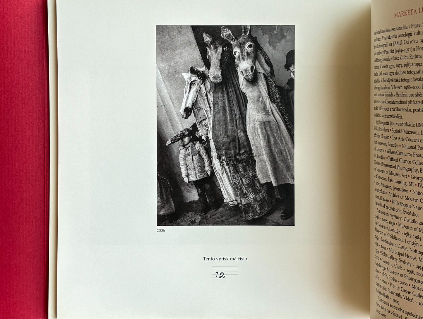 MARKÉTA LUSKAČOVÁ: ON DEATH AND HORSES AND OTHER PEOPLE (WITH SIGNED PRINT)