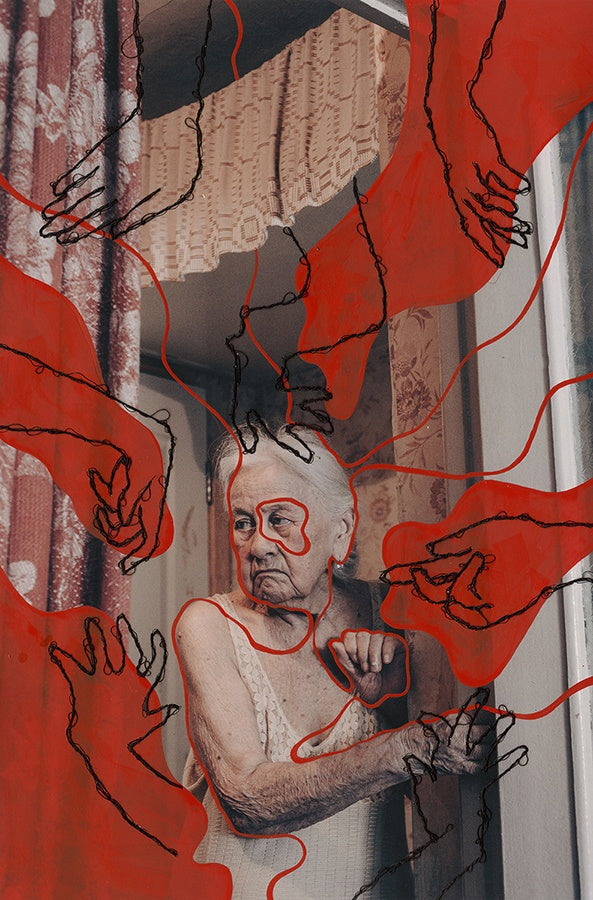 OLENA MOROZOVA: GRANNY (signed and numbered)