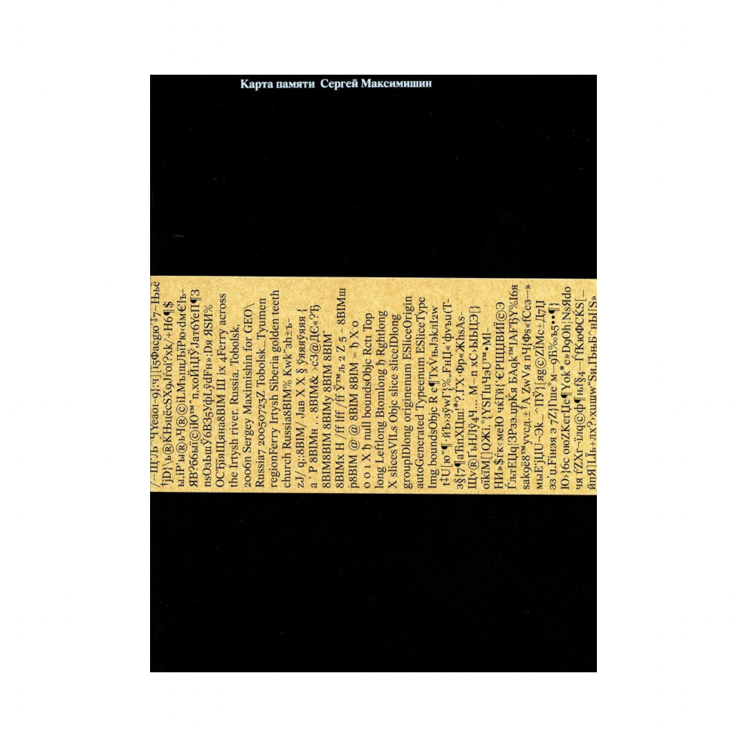 SERGEY MAXIMISHIN: MEMORY MAP (КАРТА ПАМЯТИ)